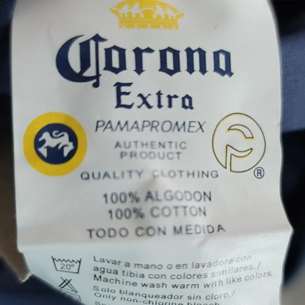 Corona Beer Hat Cap Strap Back Blue Adjustable Crown Log Adjustable< New